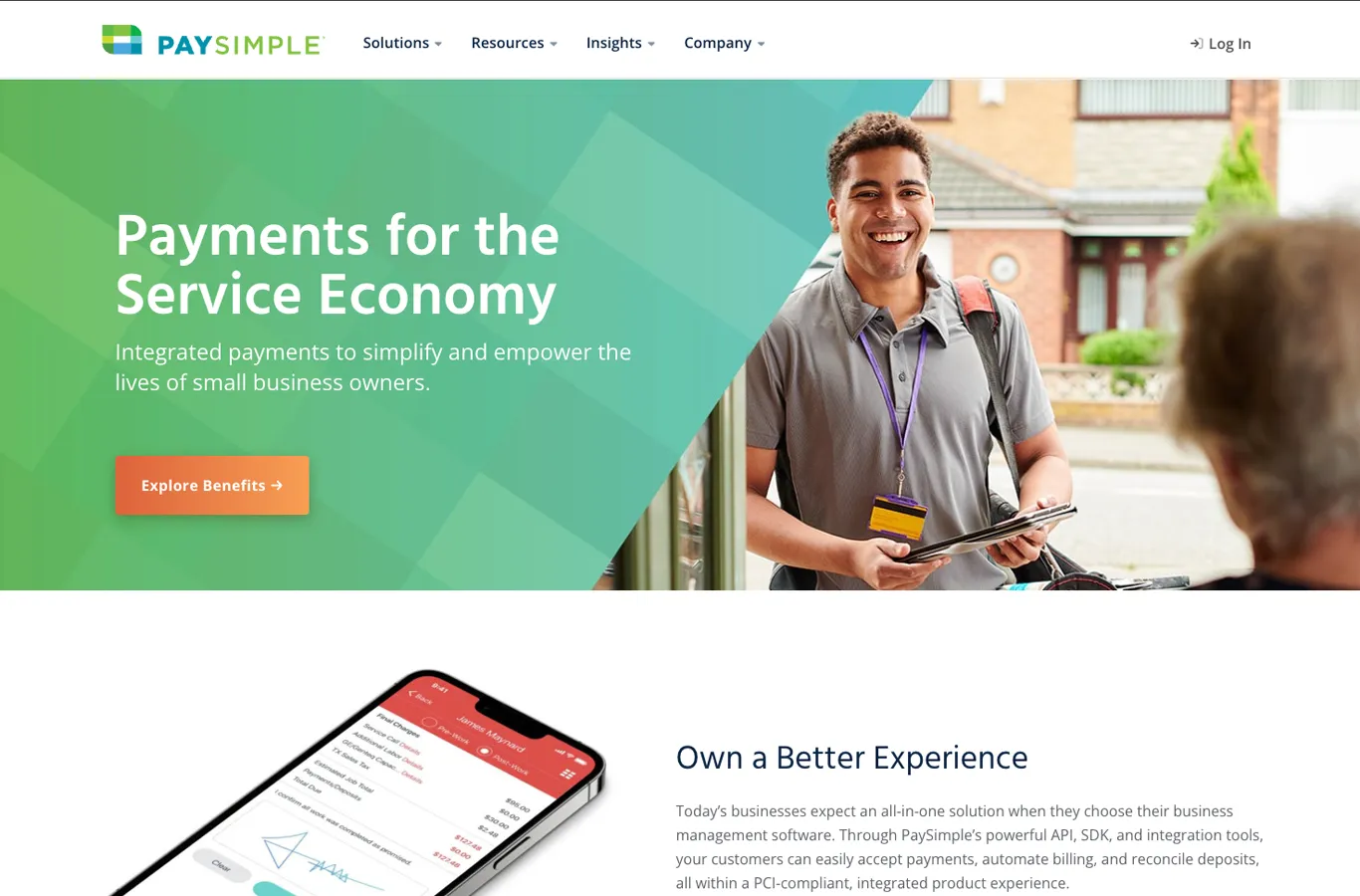 PaySimple Website Rebuild